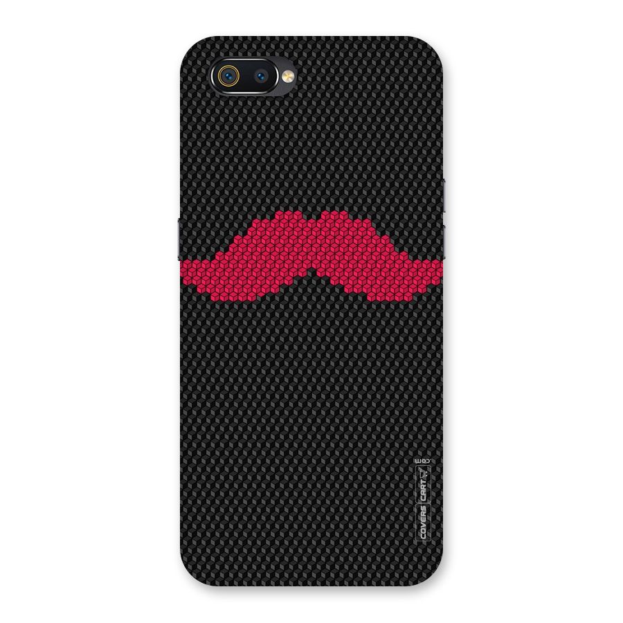 Pink Moustache Back Case for Realme C2