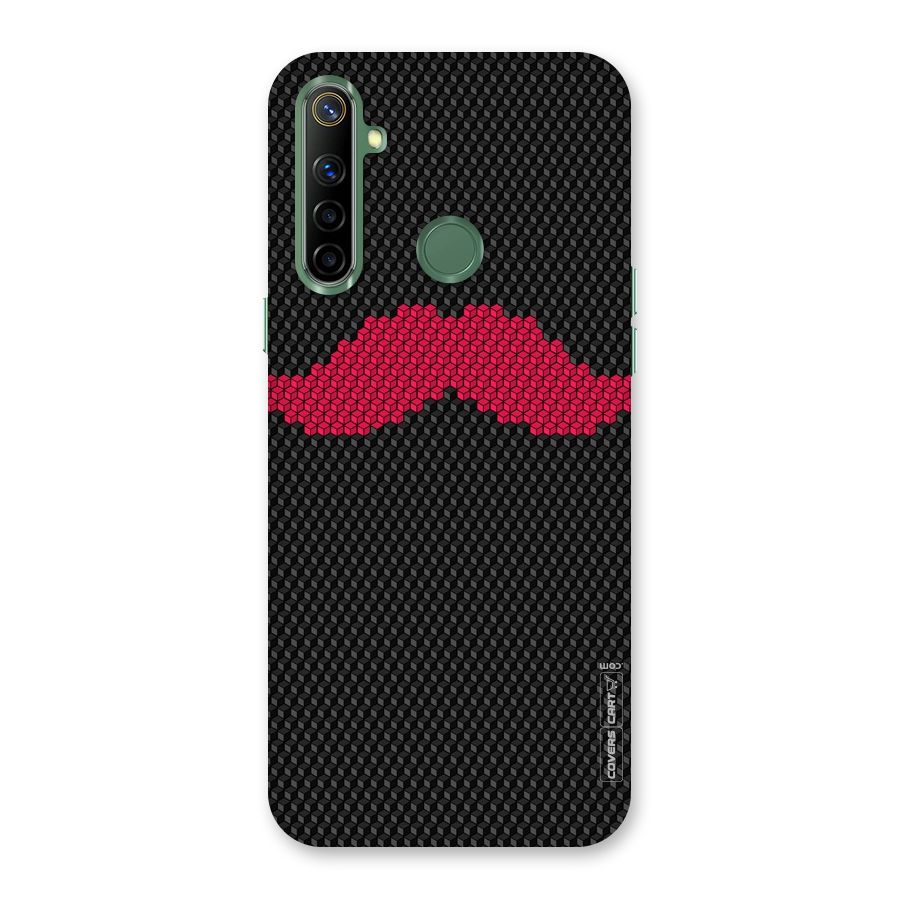 Pink Moustache Back Case for Realme Narzo 10