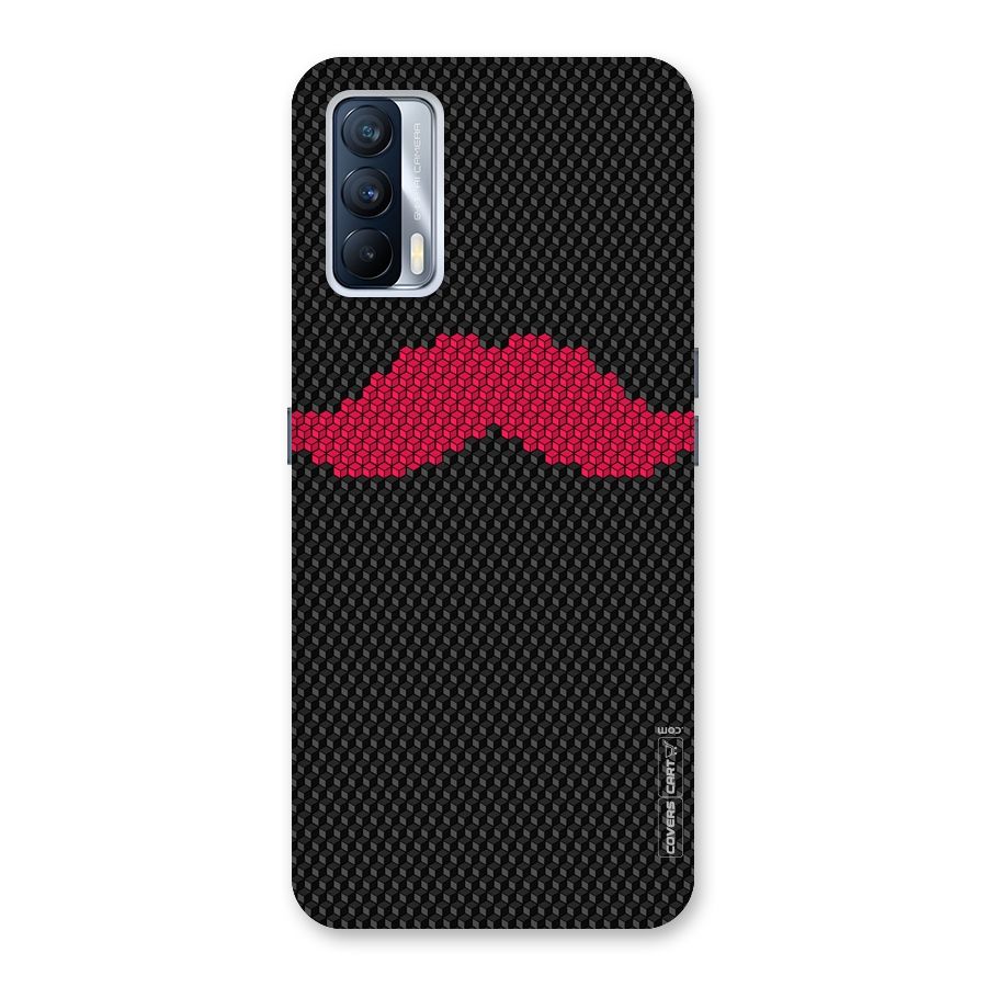 Pink Moustache Back Case for Realme X7
