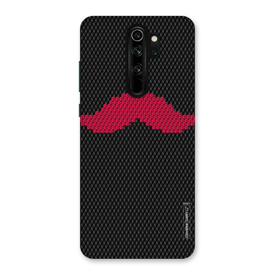 Pink Moustache Back Case for Redmi Note 8 Pro