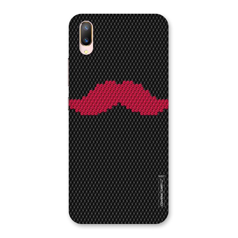 Pink Moustache Back Case for Vivo V11 Pro