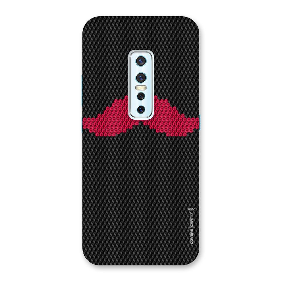 Pink Moustache Back Case for Vivo V17 Pro