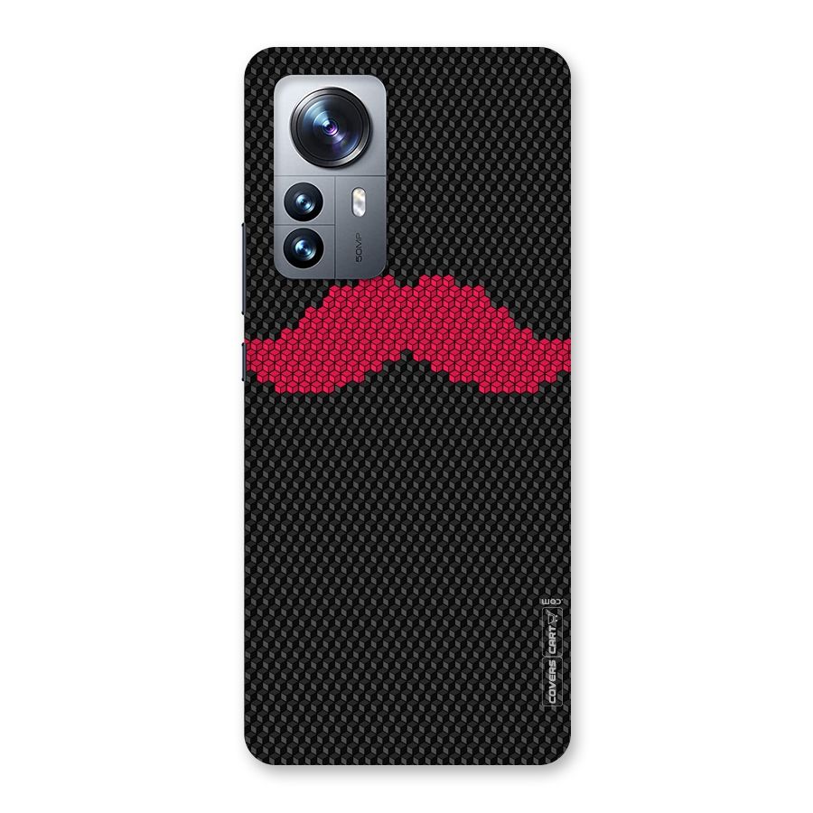 Pink Moustache Back Case for Xiaomi 12 Pro