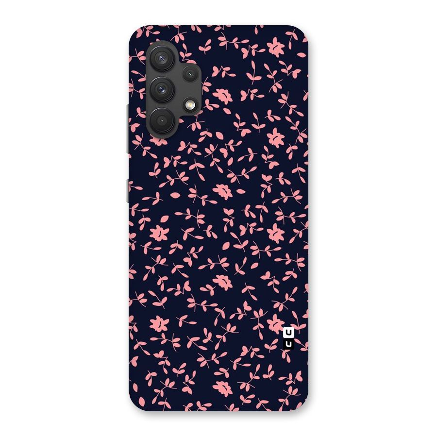 Pink Plant Design Back Case for Galaxy A32
