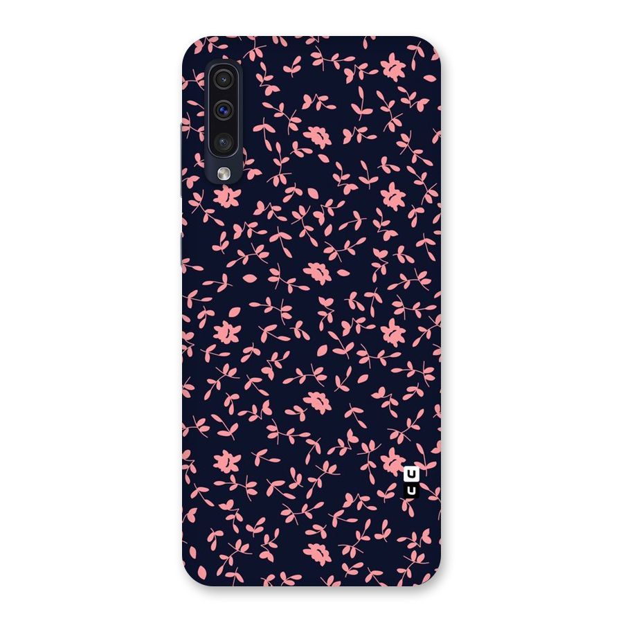 Pink Plant Design Back Case for Galaxy A50