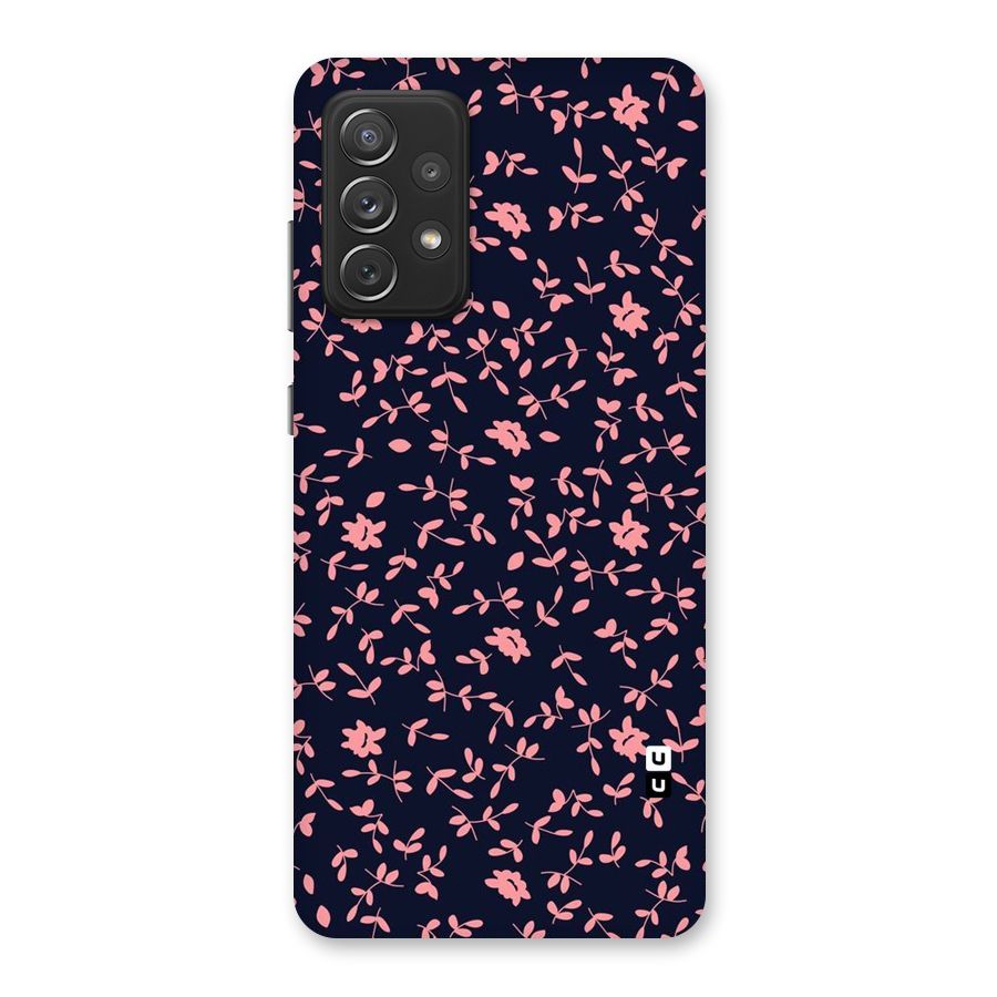 Pink Plant Design Back Case for Galaxy A72