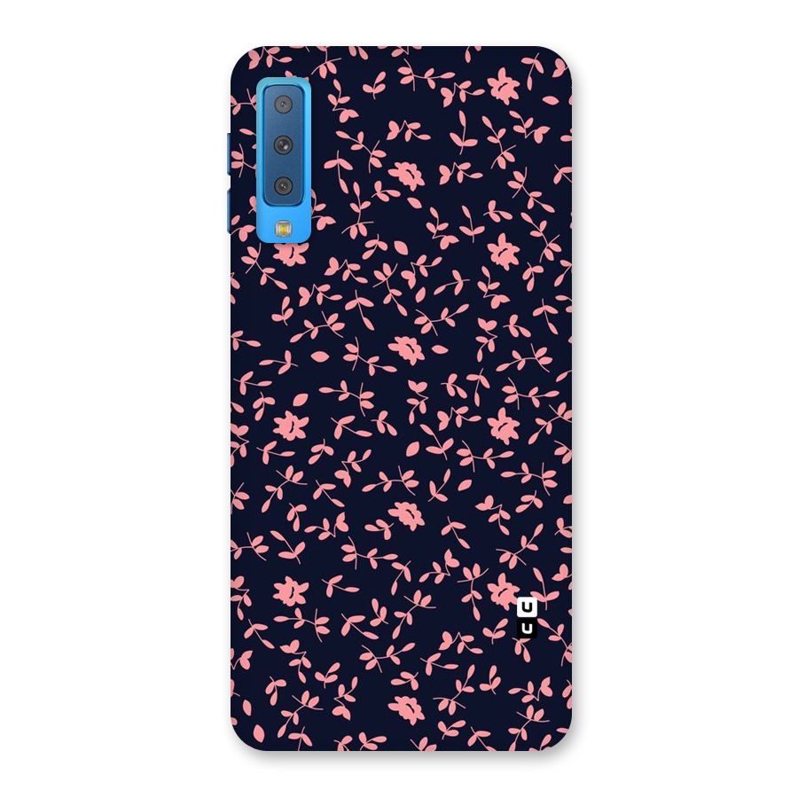 Pink Plant Design Back Case for Galaxy A7 (2018)