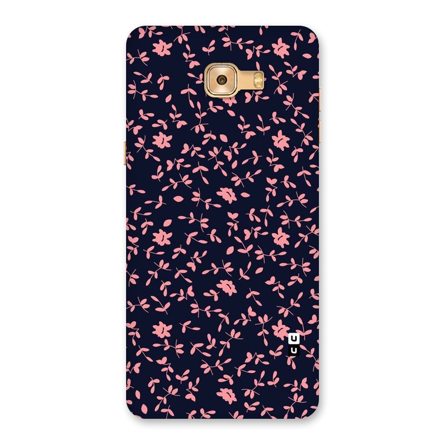 Pink Plant Design Back Case for Galaxy C9 Pro