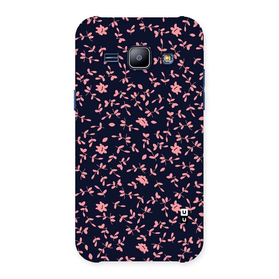 Pink Plant Design Back Case for Galaxy J1