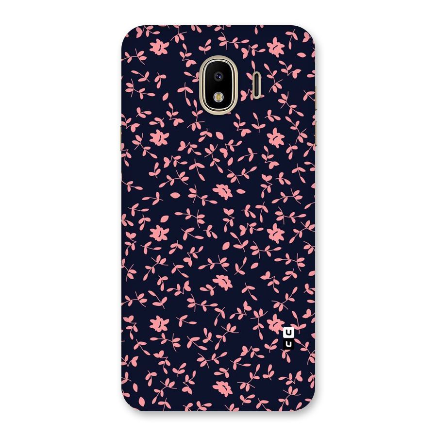 Pink Plant Design Back Case for Galaxy J4