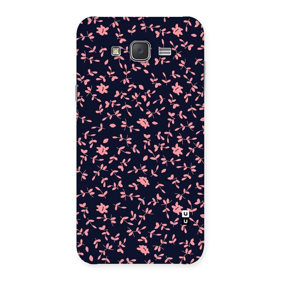 Pink Plant Design Back Case for Galaxy J7