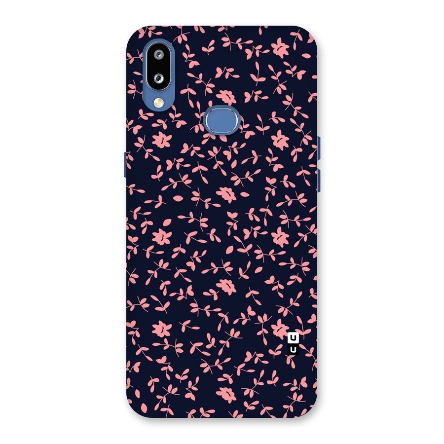 Pink Plant Design Back Case for Galaxy M01s