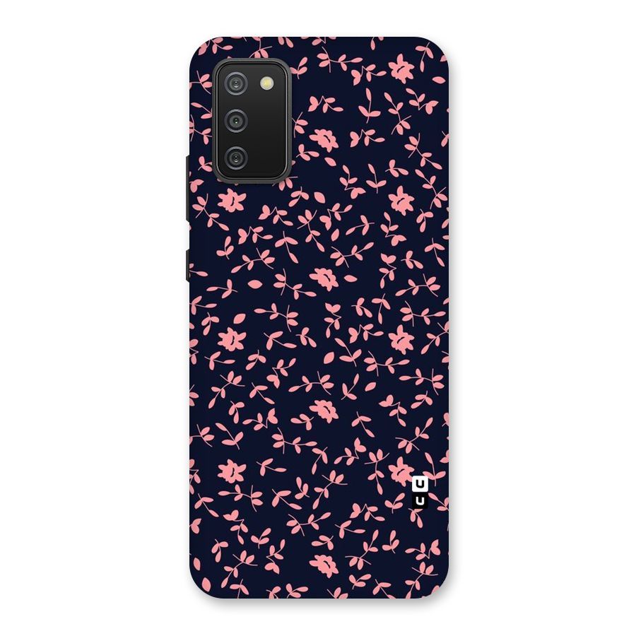Pink Plant Design Back Case for Galaxy M02s