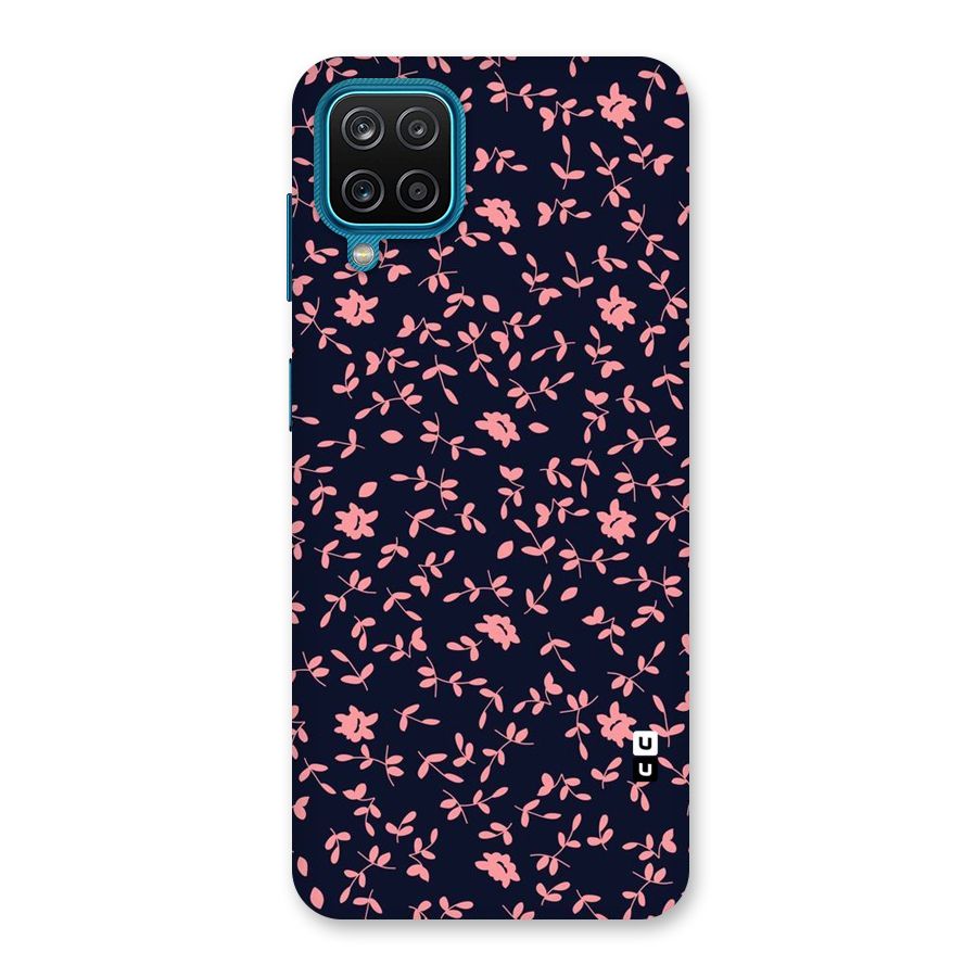 Pink Plant Design Back Case for Galaxy M12