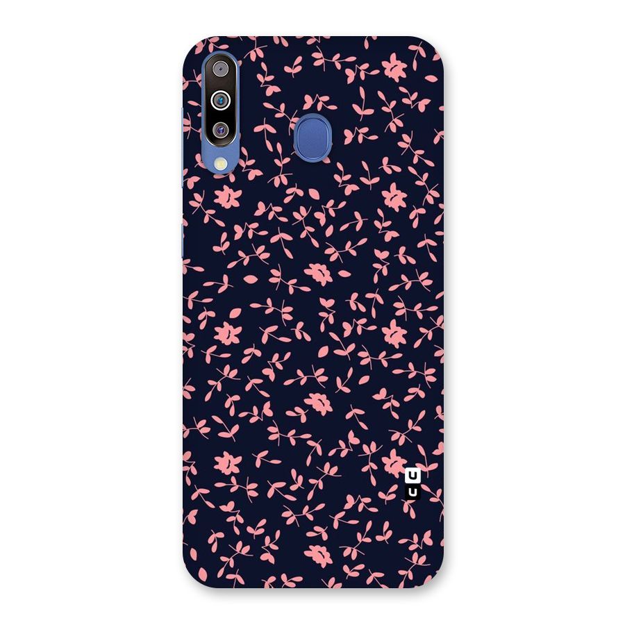 Pink Plant Design Back Case for Galaxy M30