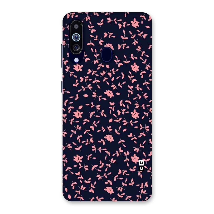 Pink Plant Design Back Case for Galaxy M40