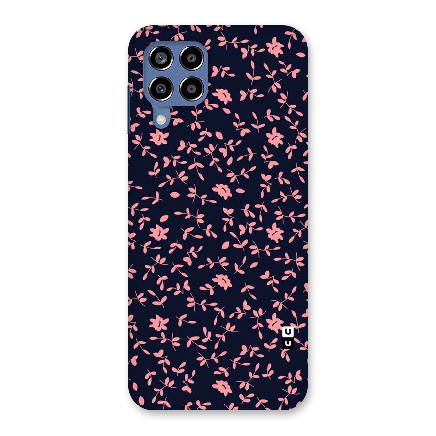 Pink Plant Design Back Case for Galaxy M53 5G