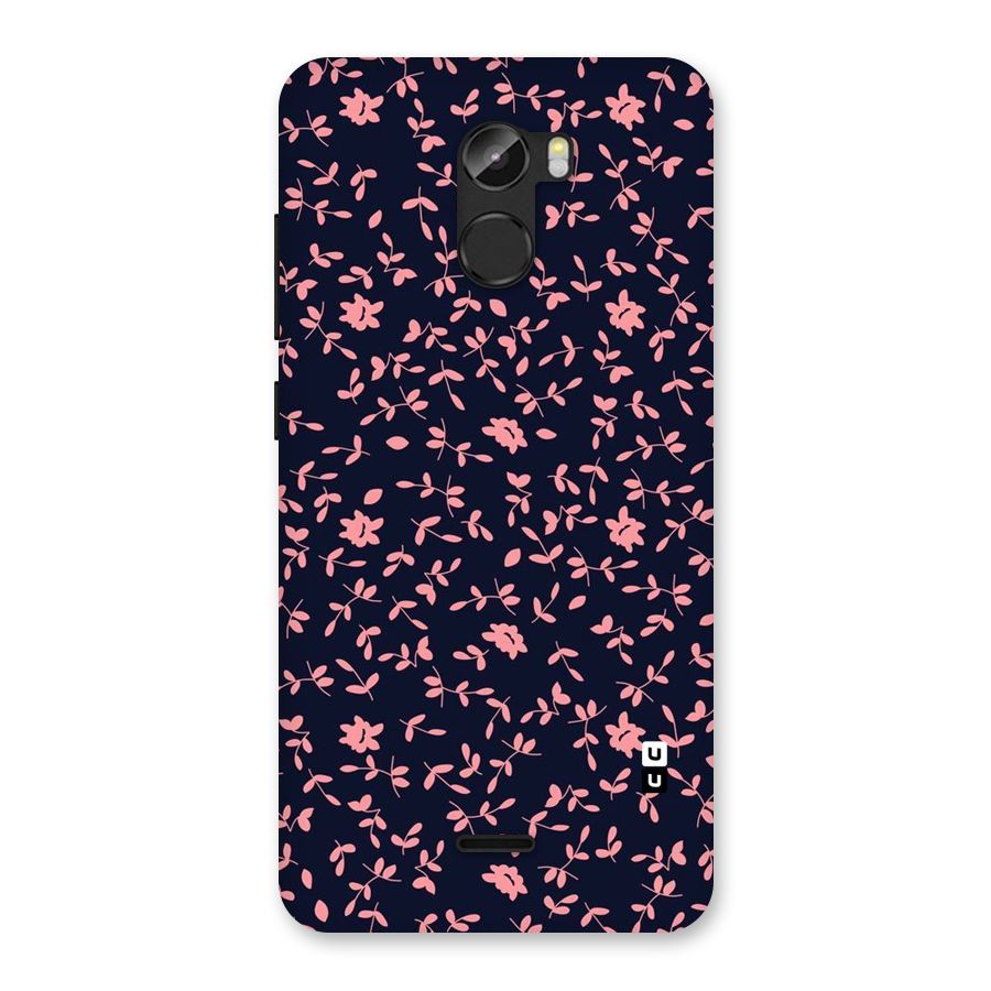 Pink Plant Design Back Case for Gionee X1