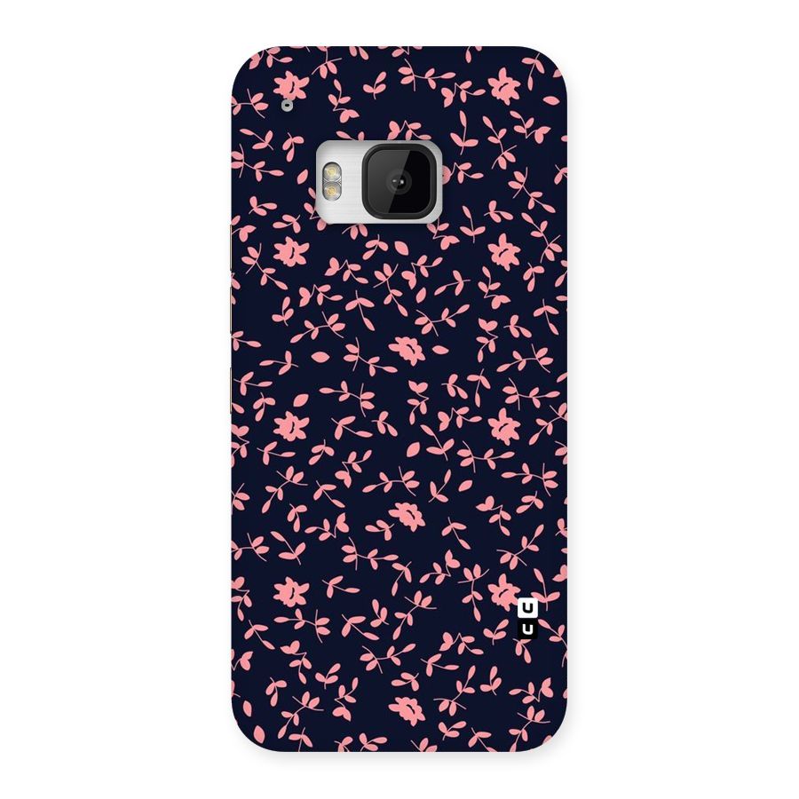 Pink Plant Design Back Case for HTC One M9