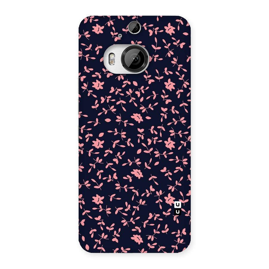 Pink Plant Design Back Case for HTC One M9 Plus
