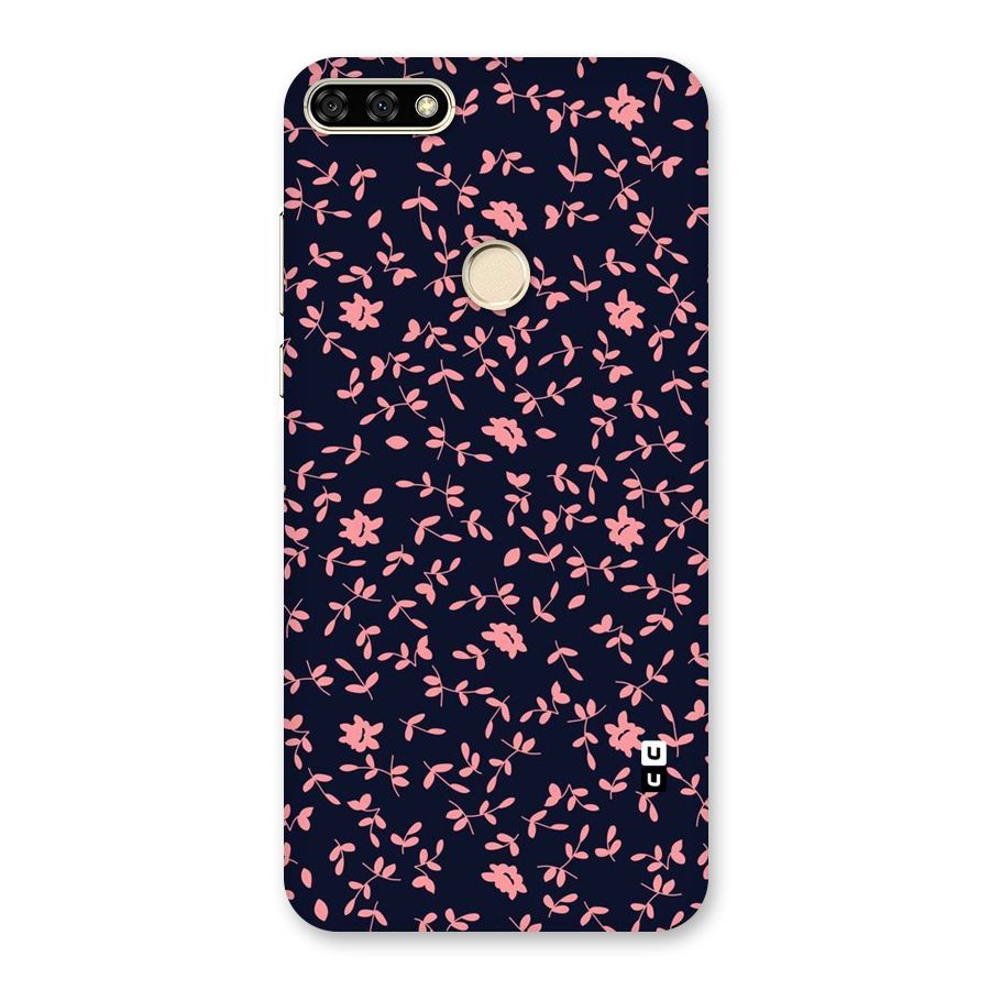 Pink Plant Design Back Case for Honor 7A