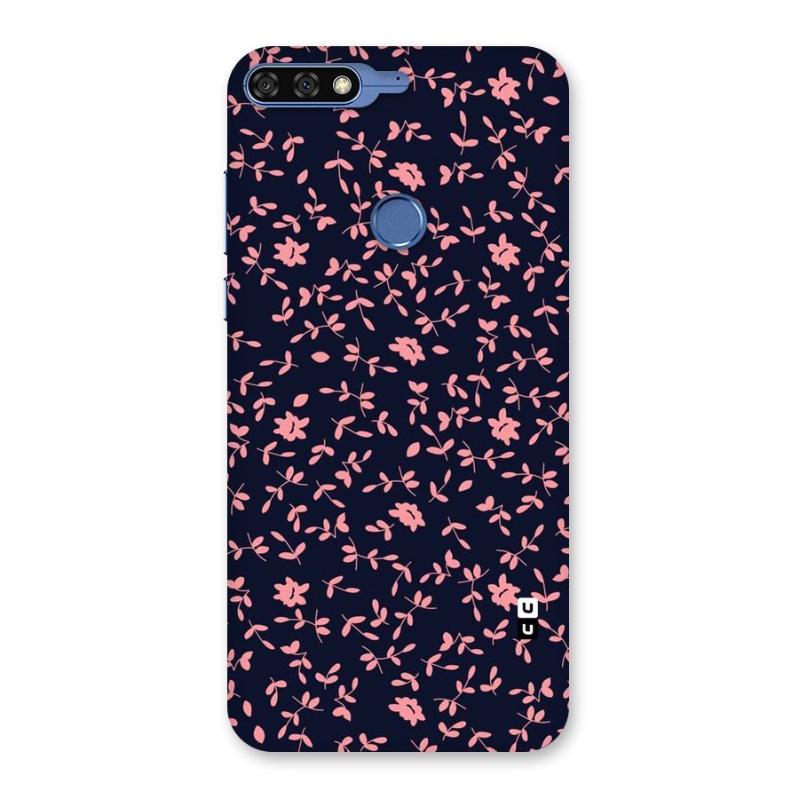 Pink Plant Design Back Case for Honor 7C