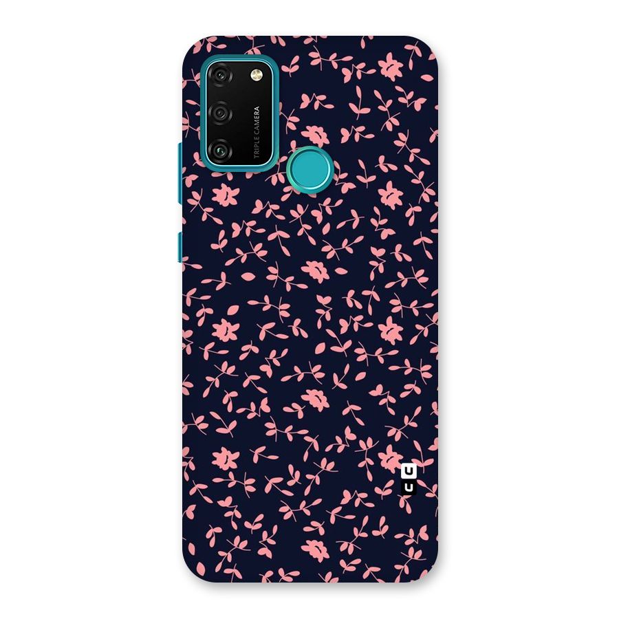 Pink Plant Design Back Case for Honor 9A