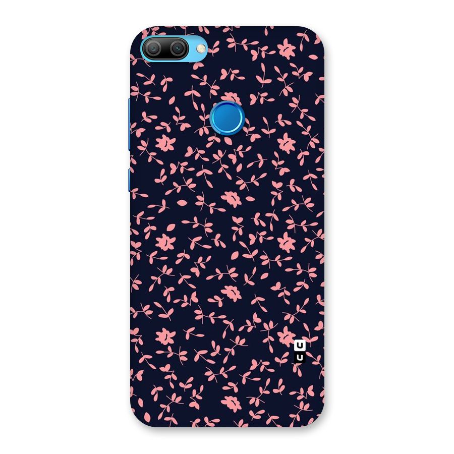 Pink Plant Design Back Case for Honor 9N