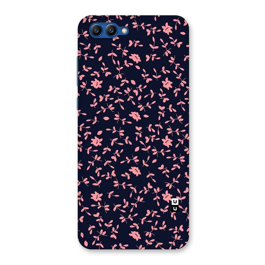 Pink Plant Design Back Case for Honor View 10