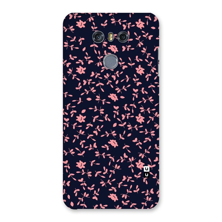 Pink Plant Design Back Case for LG G6