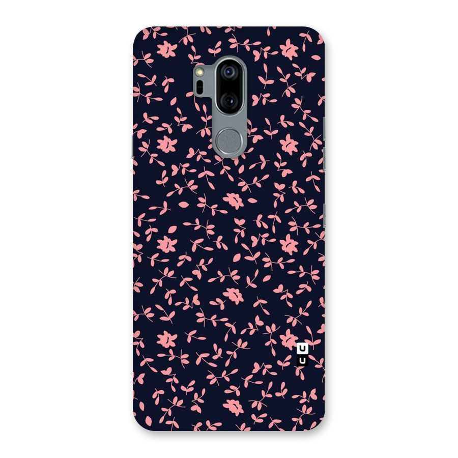 Pink Plant Design Back Case for LG G7