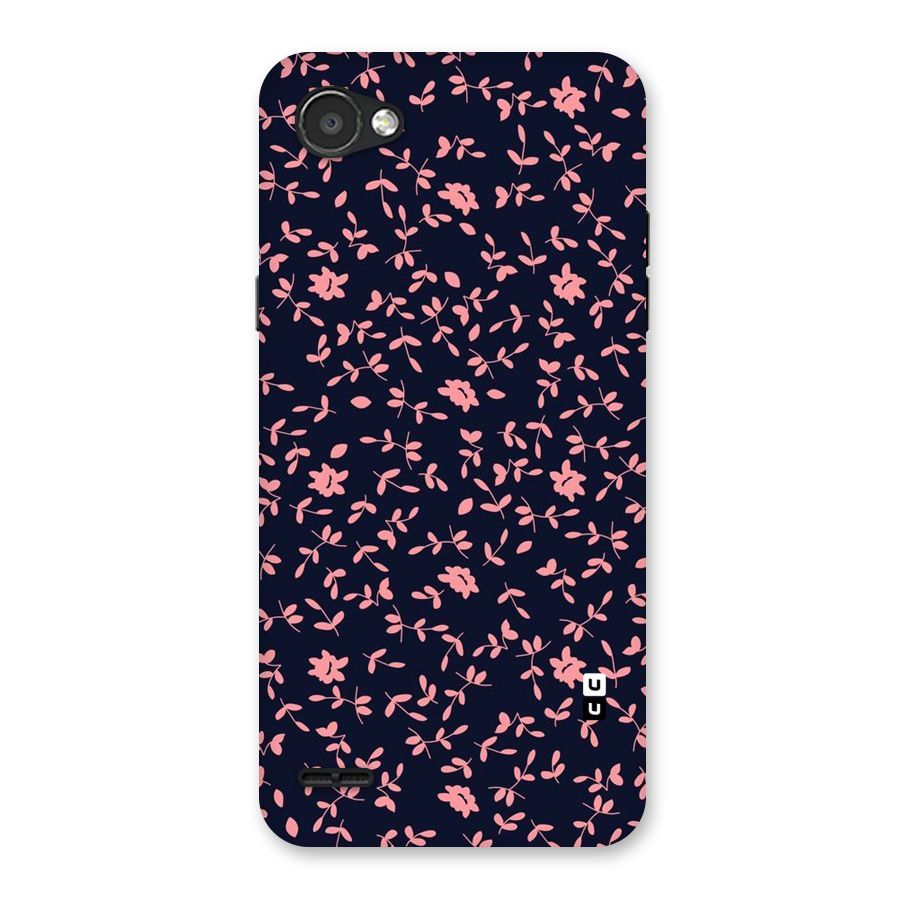 Pink Plant Design Back Case for LG Q6