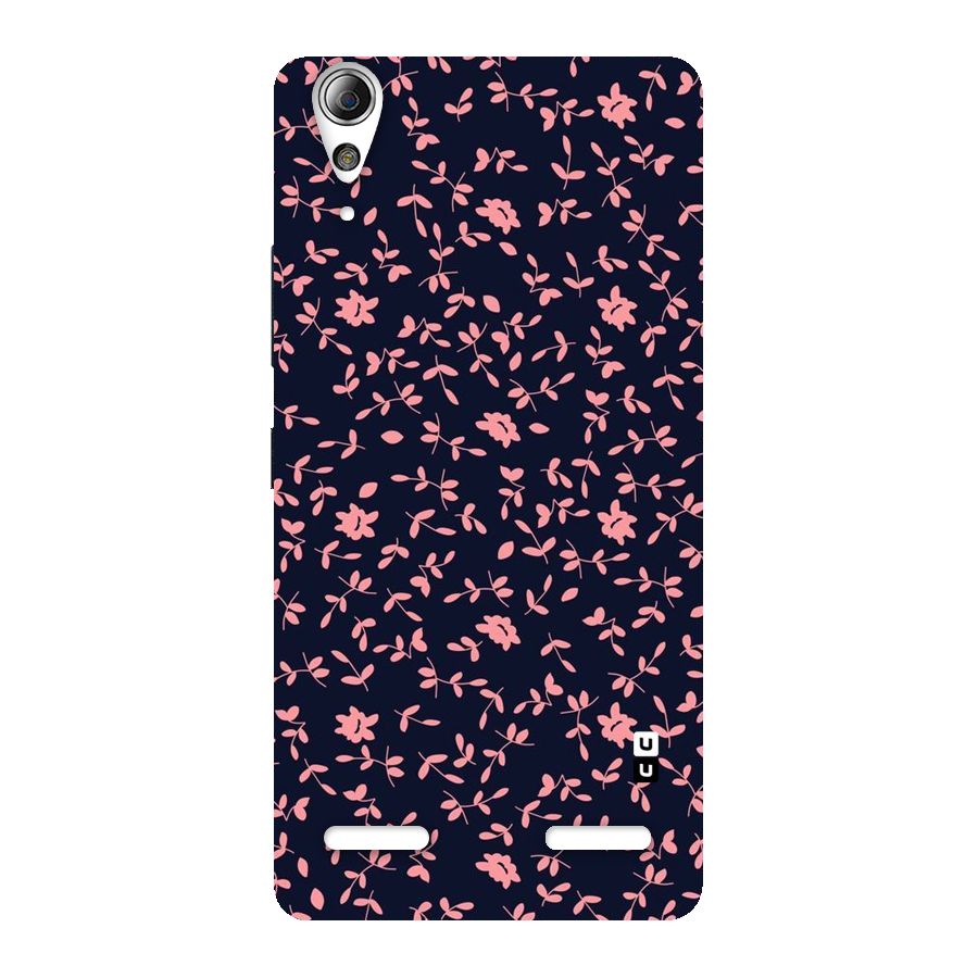 Pink Plant Design Back Case for Lenovo A6000