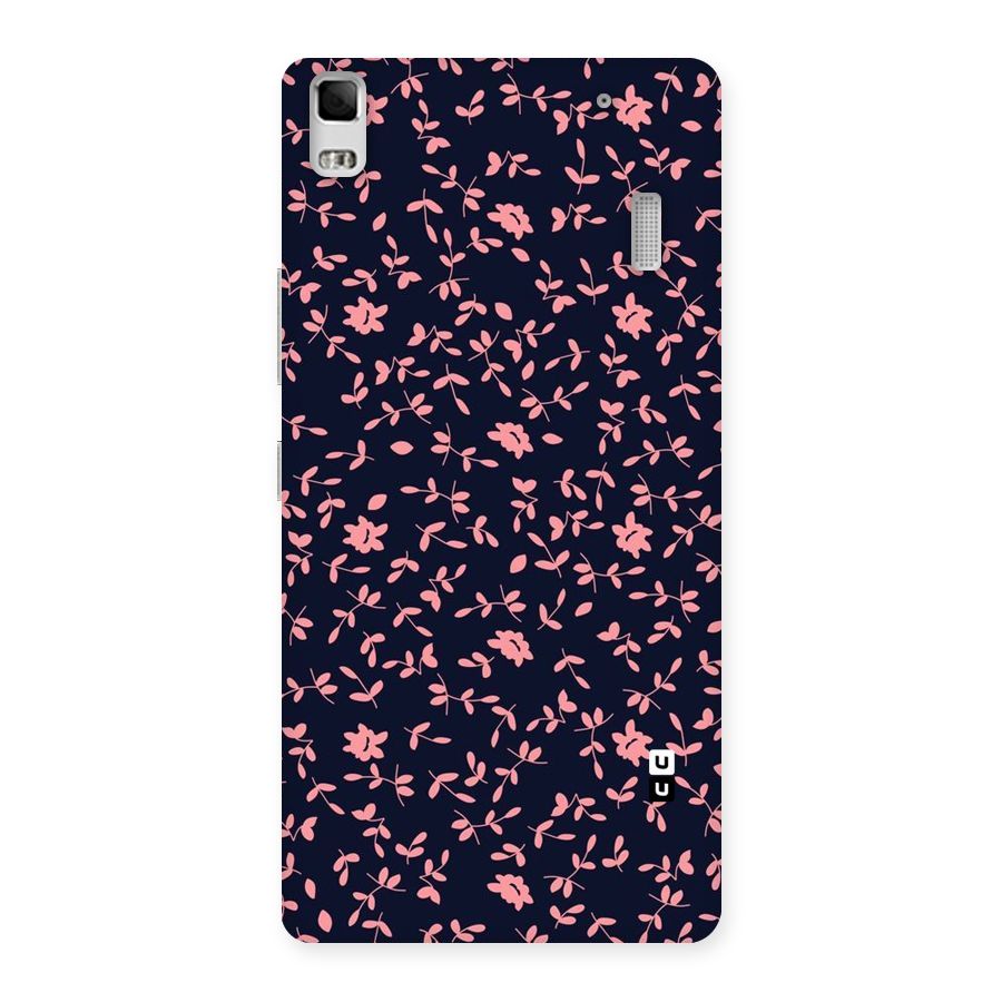 Pink Plant Design Back Case for Lenovo A7000