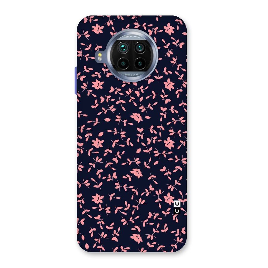 Pink Plant Design Back Case for Mi 10i