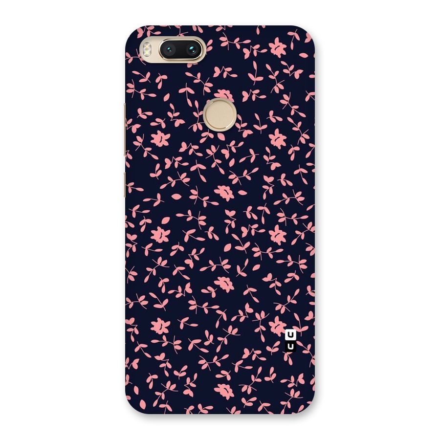 Pink Plant Design Back Case for Mi A1