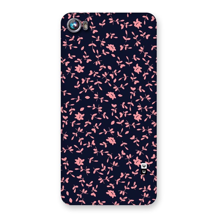 Pink Plant Design Back Case for Micromax Canvas Fire 4 A107