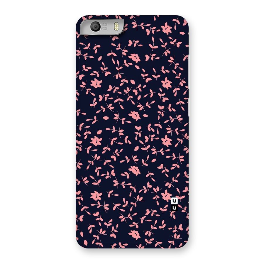 Pink Plant Design Back Case for Micromax Canvas Knight 2