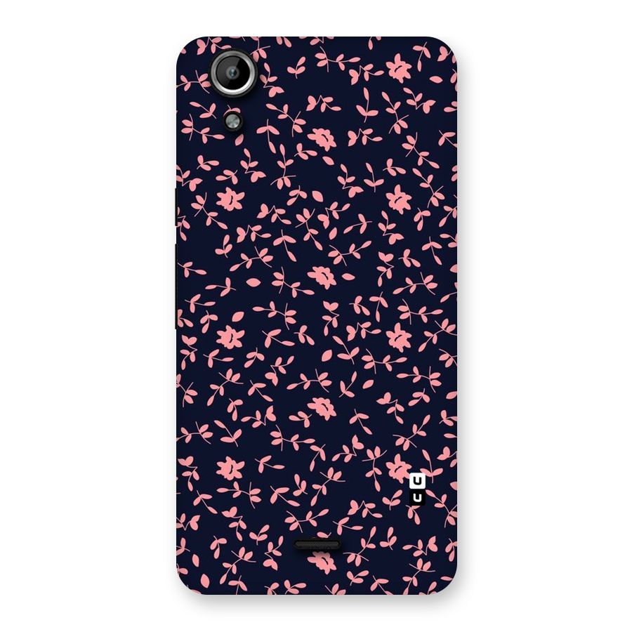 Pink Plant Design Back Case for Micromax Canvas Selfie Lens Q345