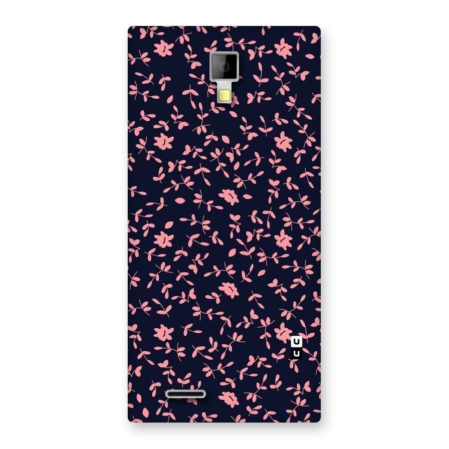 Pink Plant Design Back Case for Micromax Canvas Xpress A99