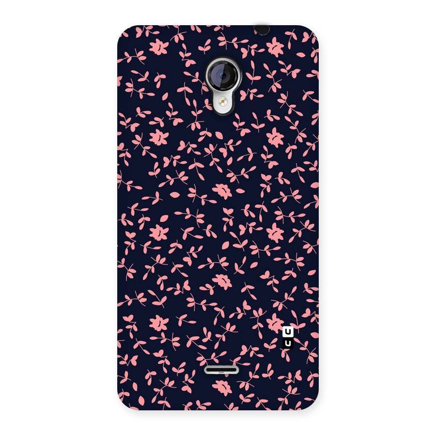 Pink Plant Design Back Case for Micromax Unite 2 A106