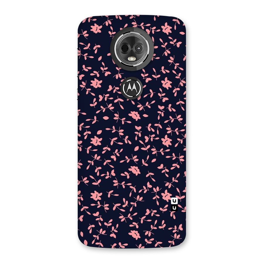 Pink Plant Design Back Case for Moto E5 Plus