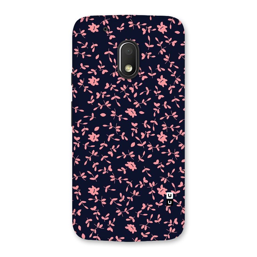 Pink Plant Design Back Case for Moto G4 Play