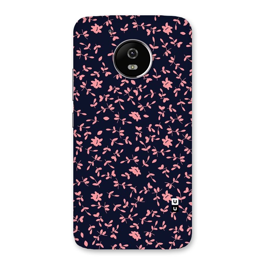 Pink Plant Design Back Case for Moto G5