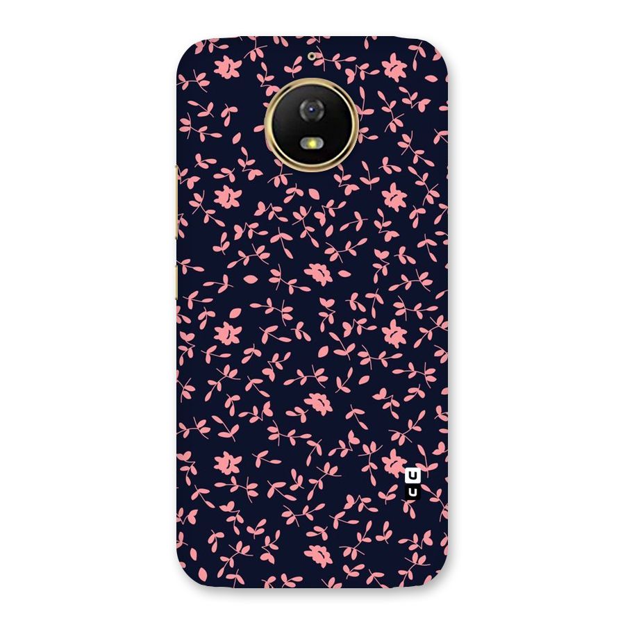 Pink Plant Design Back Case for Moto G5s