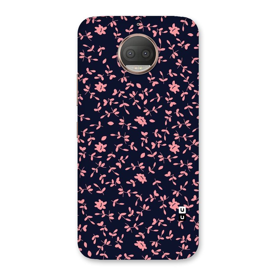 Pink Plant Design Back Case for Moto G5s Plus