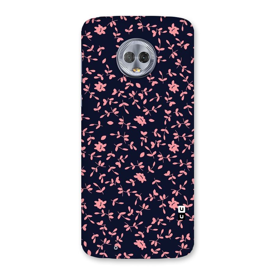 Pink Plant Design Back Case for Moto G6