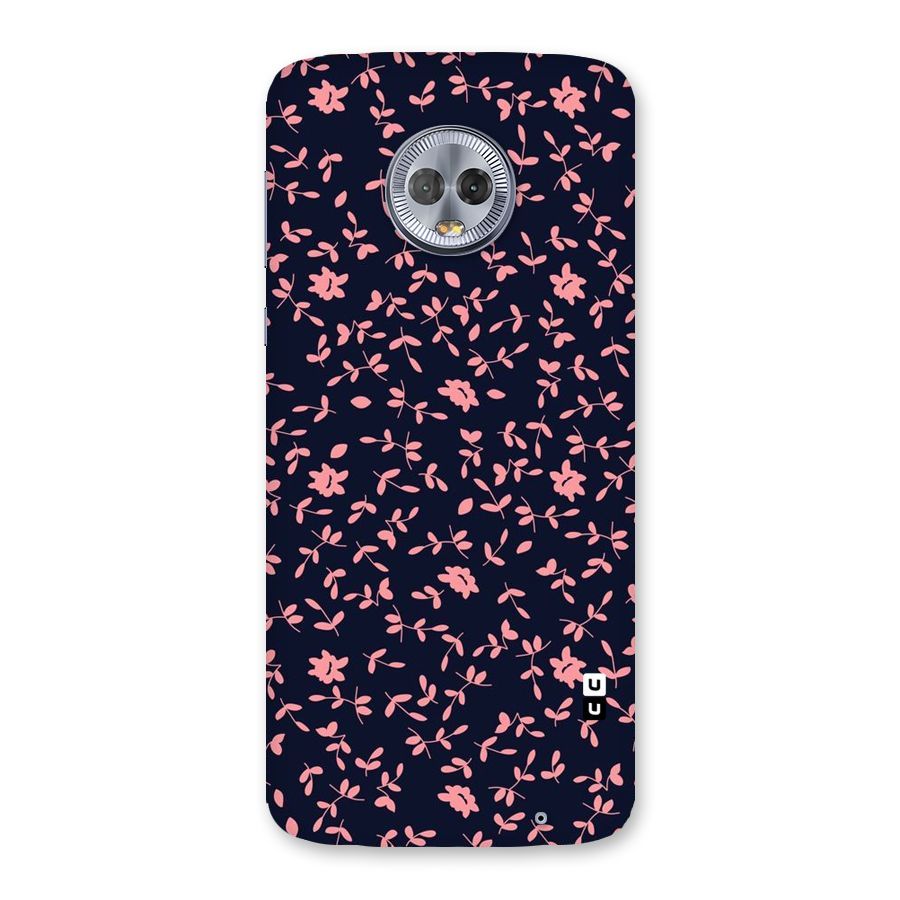 Pink Plant Design Back Case for Moto G6 Plus