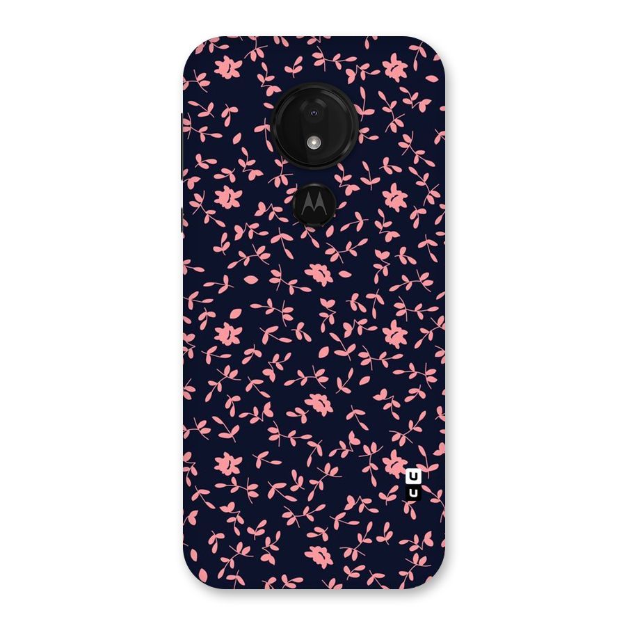 Pink Plant Design Back Case for Moto G7 Power
