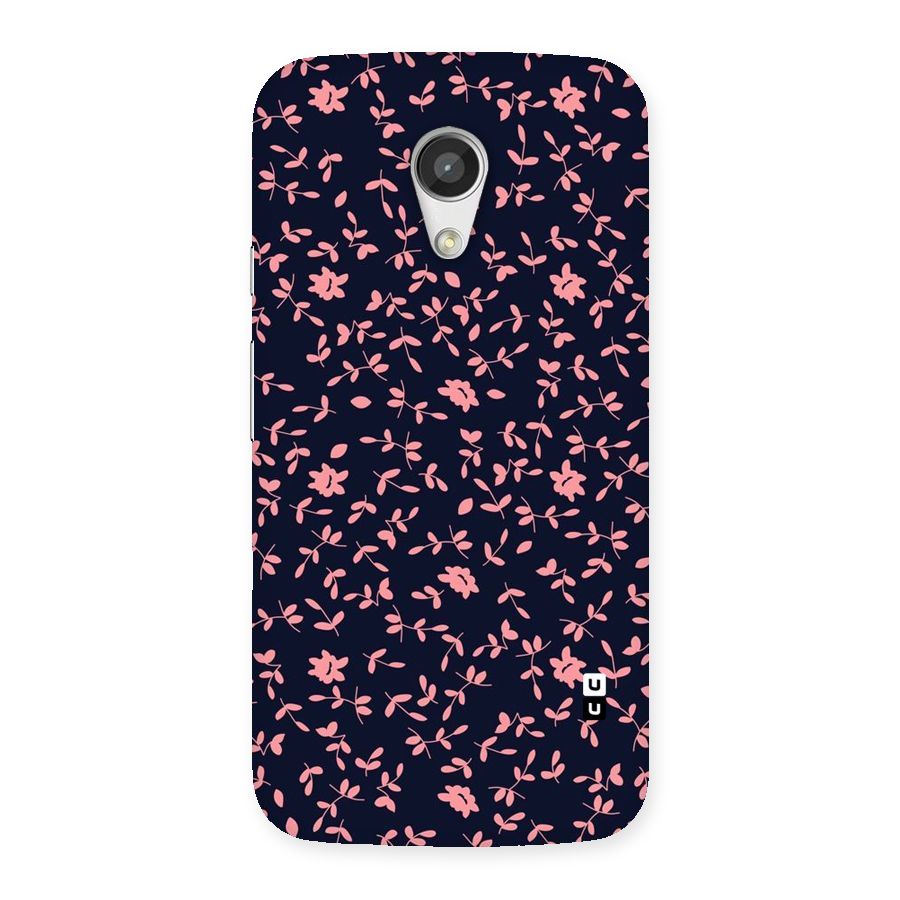 Pink Plant Design Back Case for Moto G 2nd Gen